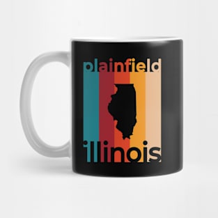 Plainfield Illinois Retro Mug